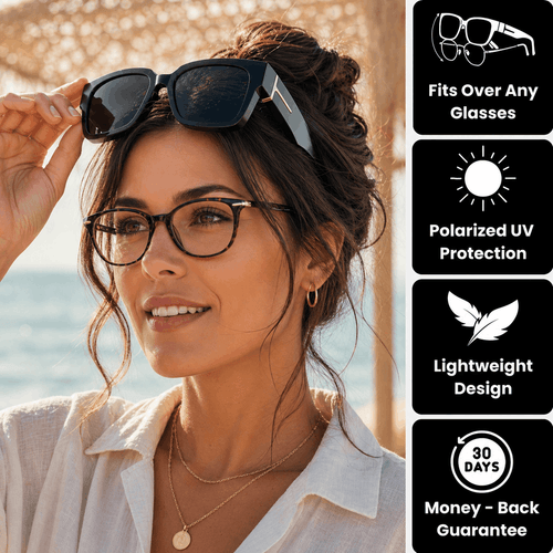 Stylish Women Oversized Sunglasses | UV Sun Protection For Daily Outdoor Wear