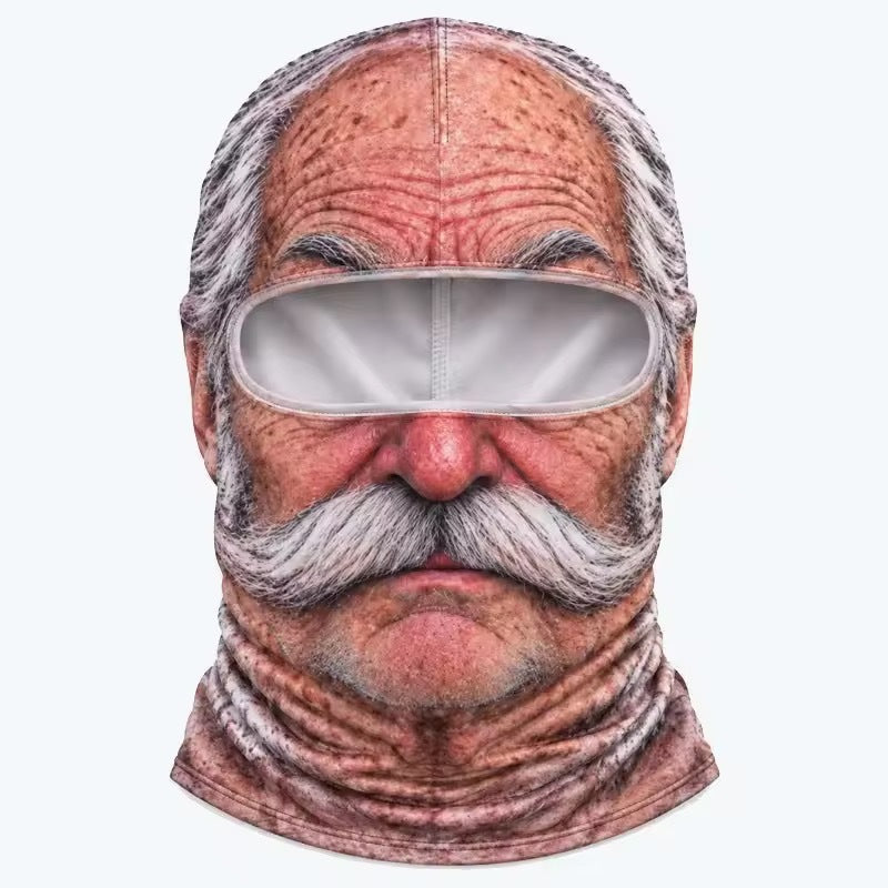 Ski Funny Face Mask - Automotive & Motorcycle Protective Gear for Head & Face Coverage