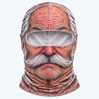 Ski Funny Face Mask - Automotive & Motorcycle Protective Gear for Head & Face Coverage