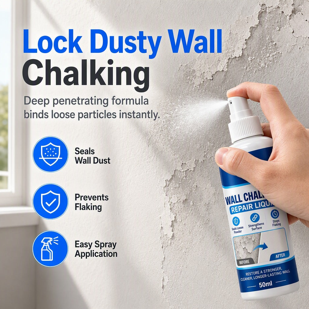 🥳 Bestseller 💞 Over 10,000 Sold! Wall Repair Solution—Prevents Chalking, Ensures Strong Adhesion and Is Waterproof. Makes Your Walls Stronger—Hurry Up and Grab Yours Now! ✅