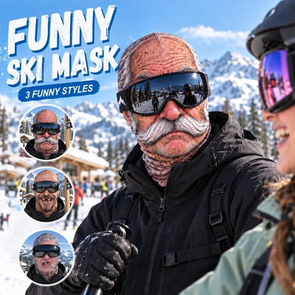 Ski Funny Face Mask - Automotive & Motorcycle Protective Gear for Head & Face Coverage