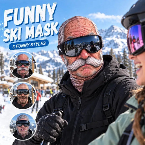 Ski Funny Face Mask - Automotive & Motorcycle Protective Gear for Head & Face Coverage