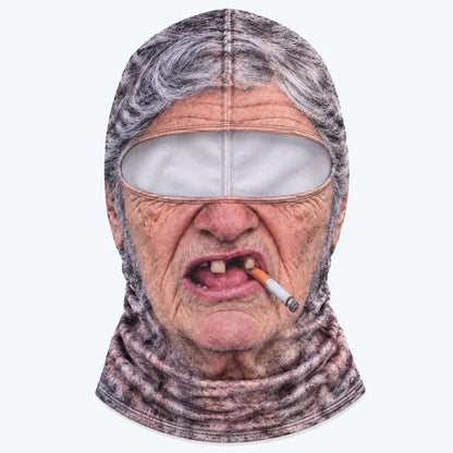 Ski Funny Face Mask - Automotive & Motorcycle Protective Gear for Head & Face Coverage