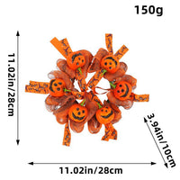 Large Tulle Pumpkin Wreath