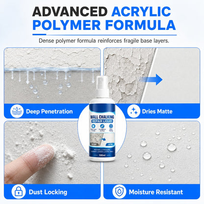 🥳 Bestseller 💞 Over 10,000 Sold! Wall Repair Solution—Prevents Chalking, Ensures Strong Adhesion and Is Waterproof. Makes Your Walls Stronger—Hurry Up and Grab Yours Now! ✅
