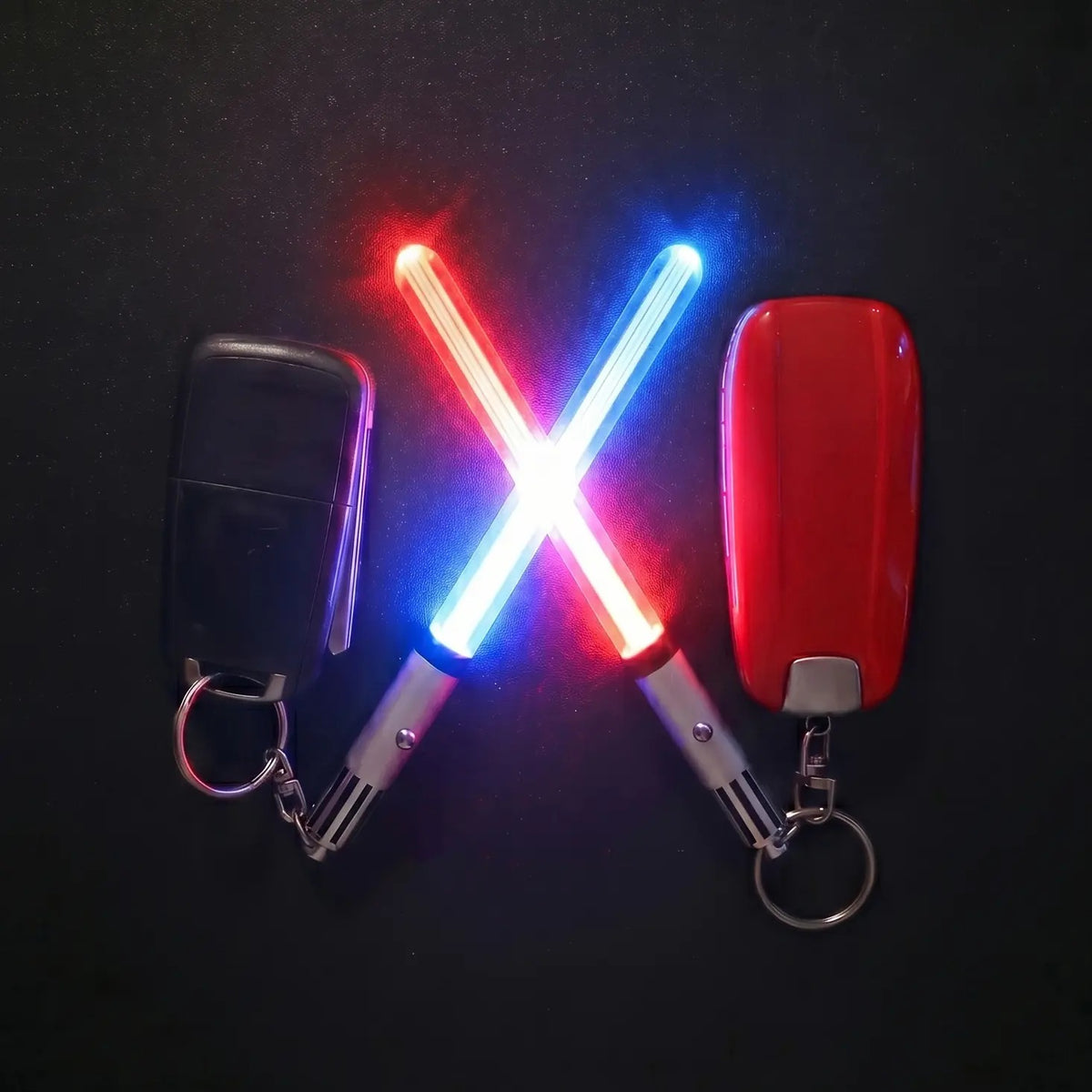 RGB Mini Lightsaber Keychain | 8-Mode LED Saber