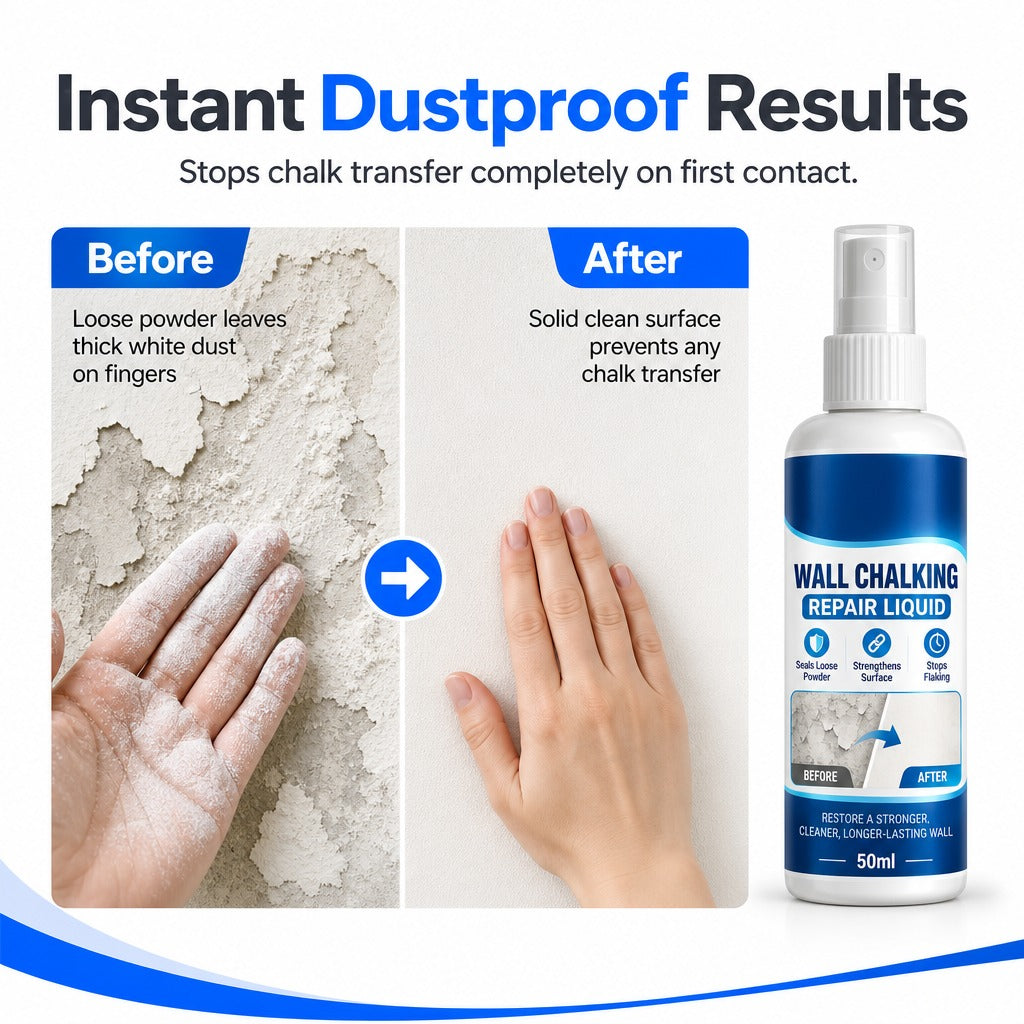 🥳 Bestseller 💞 Over 10,000 Sold! Wall Repair Solution—Prevents Chalking, Ensures Strong Adhesion and Is Waterproof. Makes Your Walls Stronger—Hurry Up and Grab Yours Now! ✅