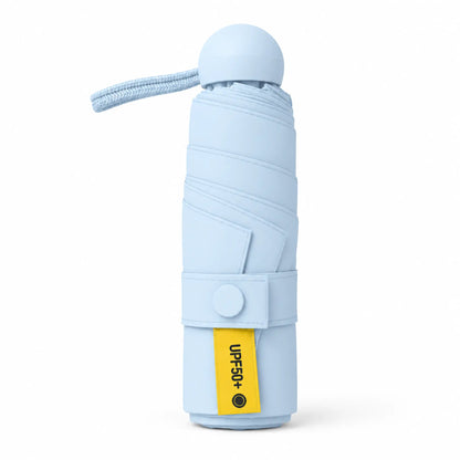 🏖️ UPF50+ Ultra Mini Pocket Umbrella | Dual Sun & Rain Protection, Compact Travel Parasol