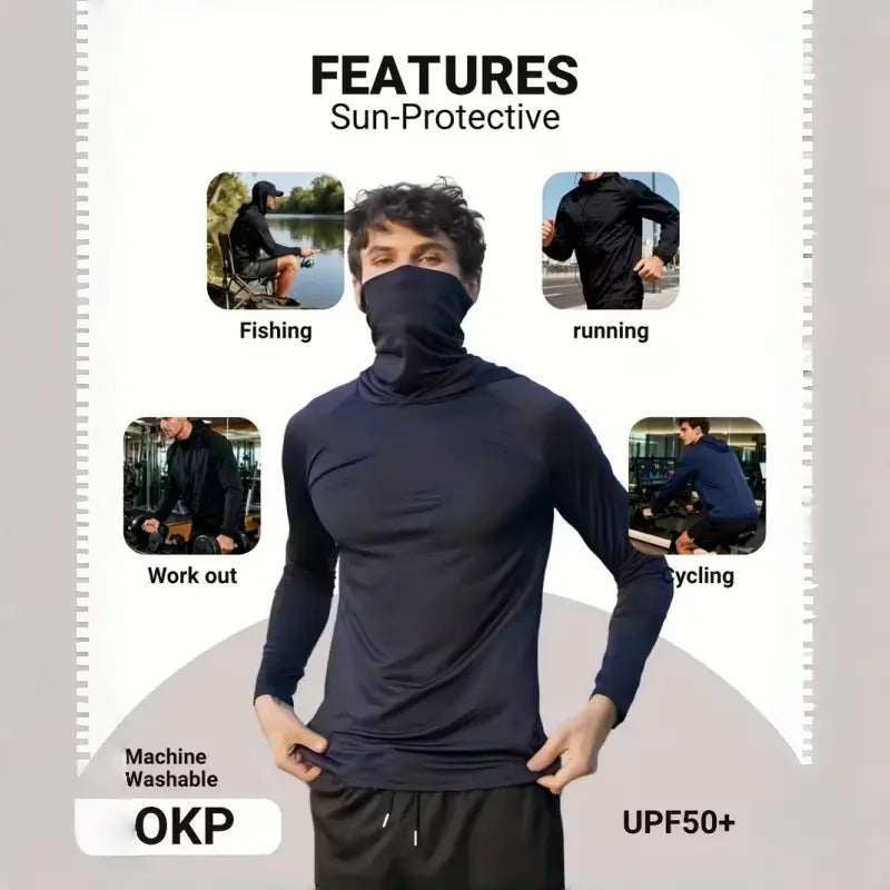 SOLVS 6‑Piece Men’s Casual Hoodie Pullover Set 🌤️ Slim‑Fit Long Sleeve, Lightweight Soft Breathable Tops, Machine‑Washable Multi‑Occasion Menswear