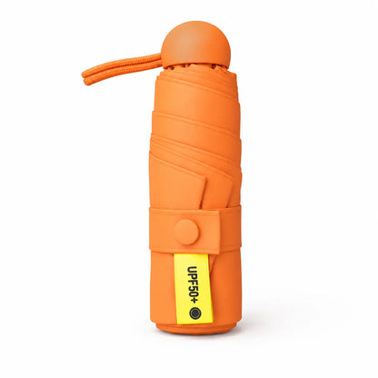 🏖️ UPF50+ Ultra Mini Pocket Umbrella | Dual Sun & Rain Protection, Compact Travel Parasol